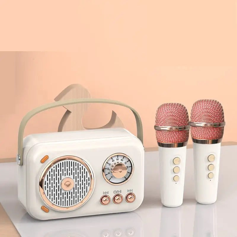 Mini Bluetooth Karaoke Microphone Speaker