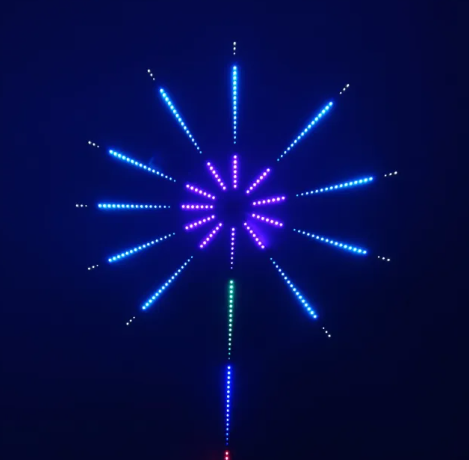 LED Fireworks Light Bar with Bluetooth