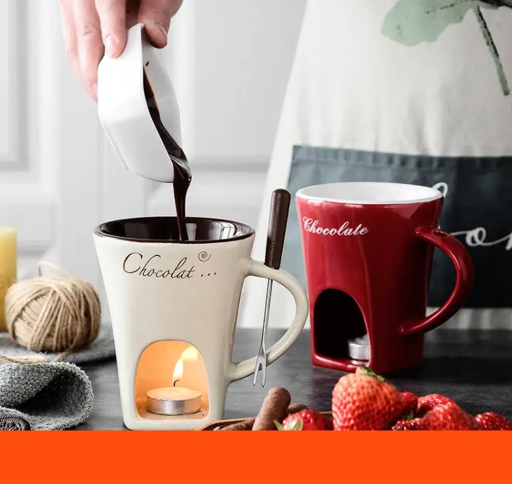 Ceramic Dessert Hot Pot Mug