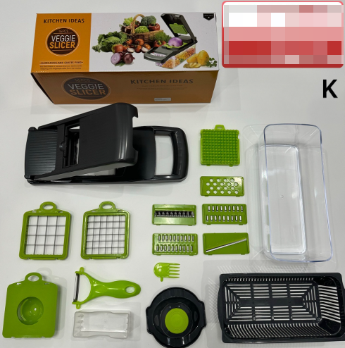 15-in-1 Vegetable Chopper & Food Slicer – Multi-Function Kitchen Cutter