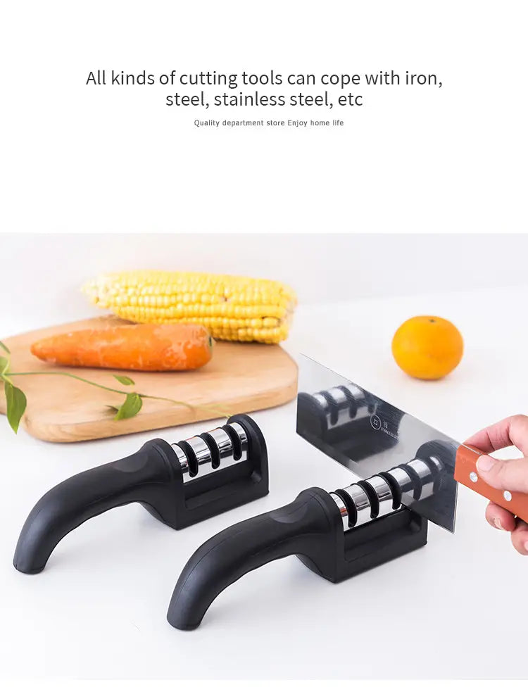 3-Stage Kitchen Knife Sharpener Tool