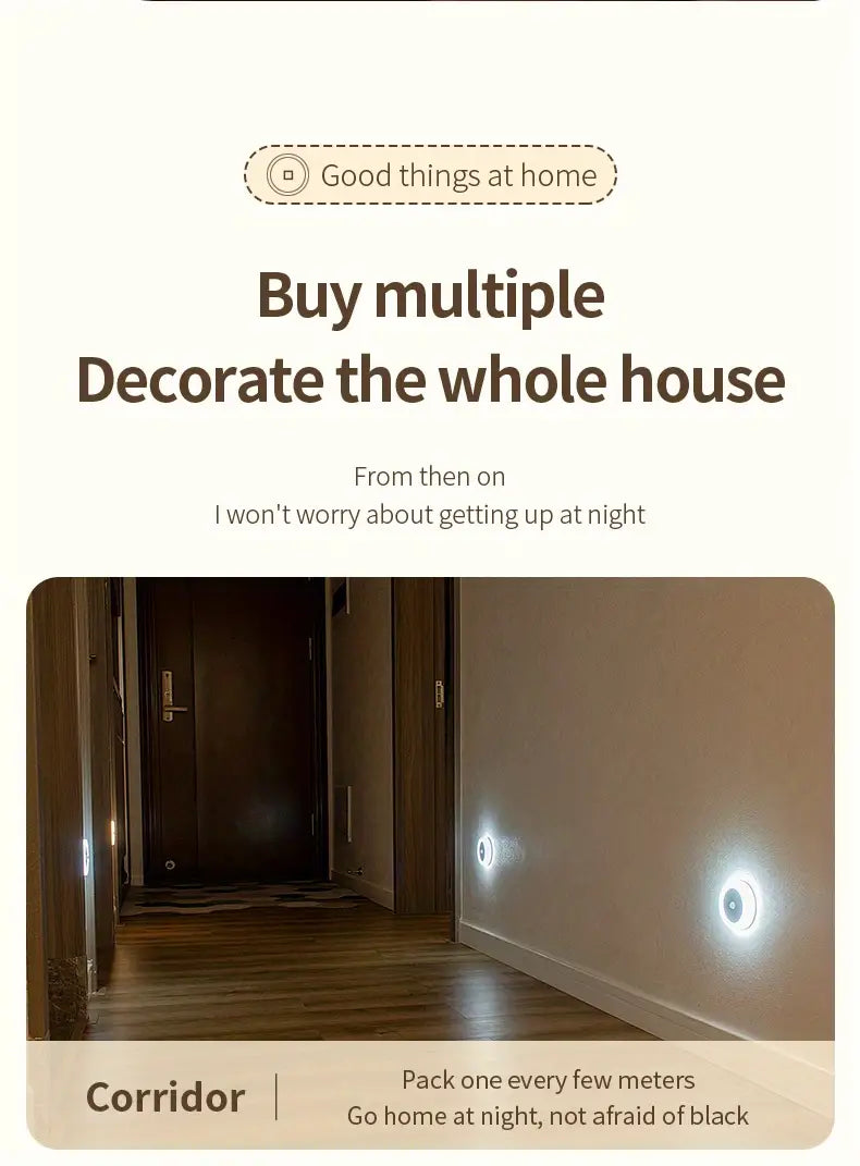 PIR Motion Sensor Wardrobe Night Light