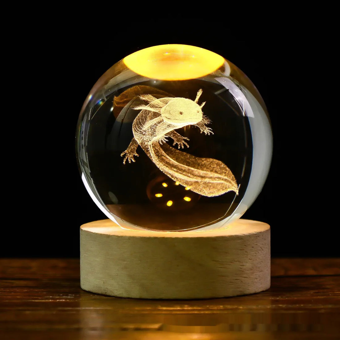 3D Crystal Ball Galaxy Night Light