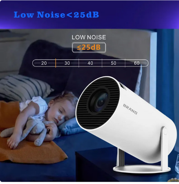 Portable 4K LCD Home Theater Projector