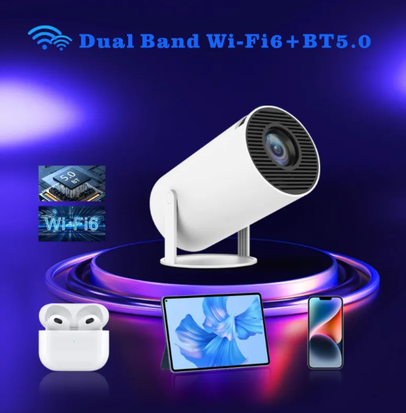 Portable 4K LCD Home Theater Projector