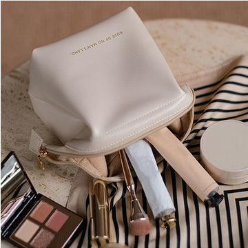 Waterproof PU Leather Mini Makeup Bag