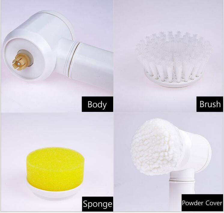 Electric Cleaning Brush Interchangeable Heads