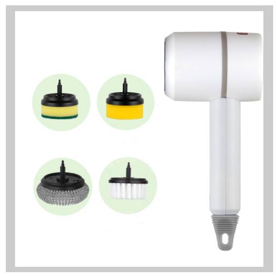 Rechargeable Electric Scrubber Brush Set