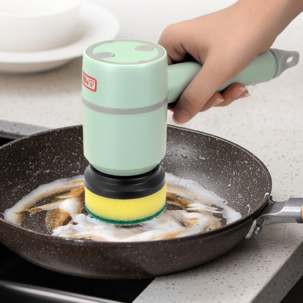 Rechargeable Electric Scrubber Brush Set