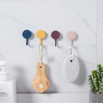 Waterproof Self-Adhesive Wall Hooks Set