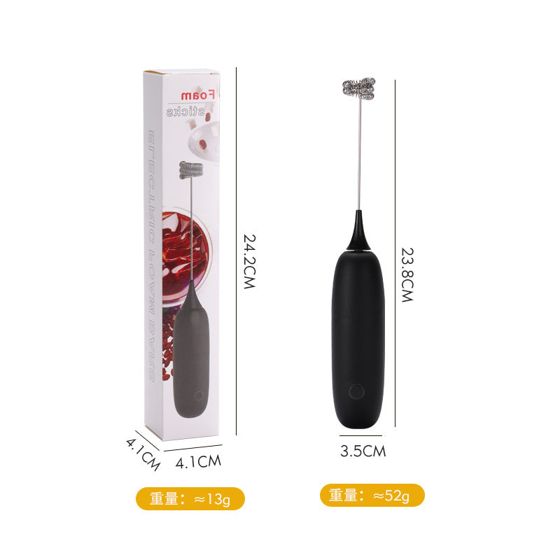 Handheld Electric Milk Frother for Coffee Latte