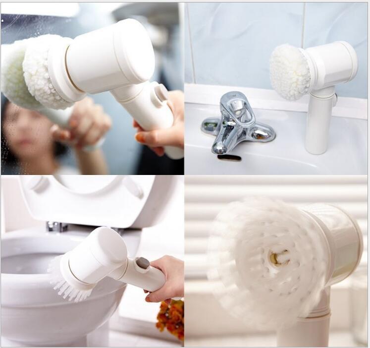 Electric Cleaning Brush Interchangeable Heads