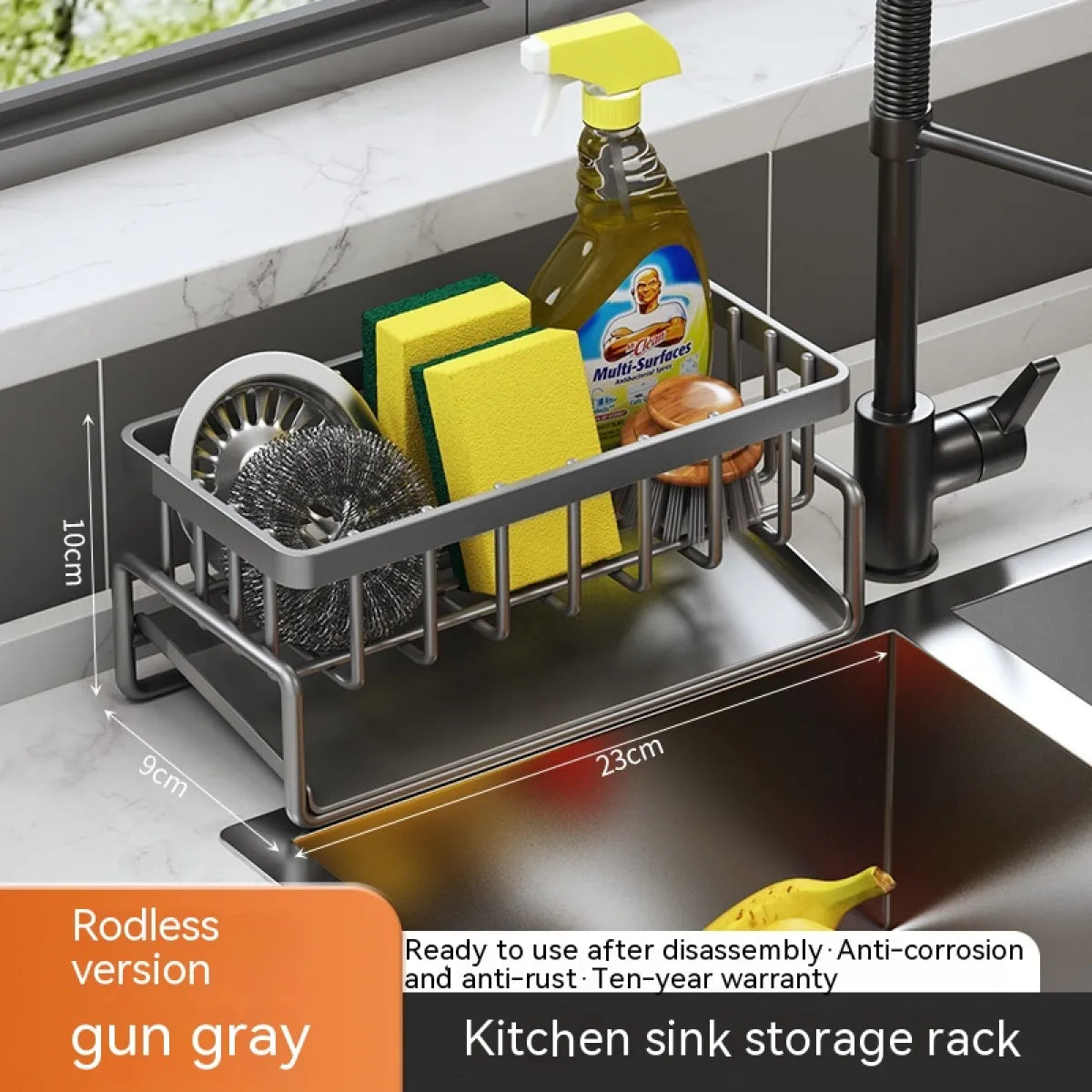 Kitchen Sink Storage Drainage Rack
