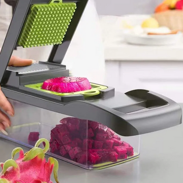 15-in-1 Vegetable Chopper & Food Slicer – Multi-Blade Kitchen Prep Tool