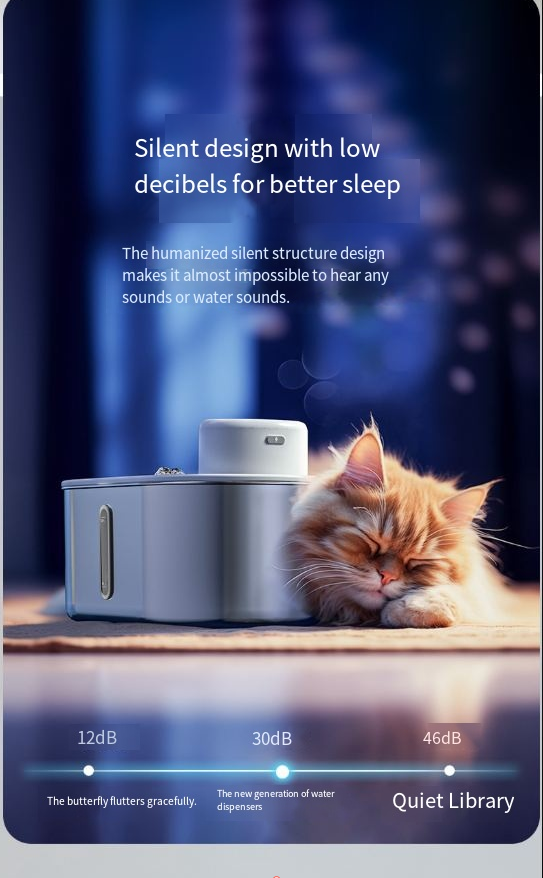 Stainless Steel Infrared Automatic Pet Fountain