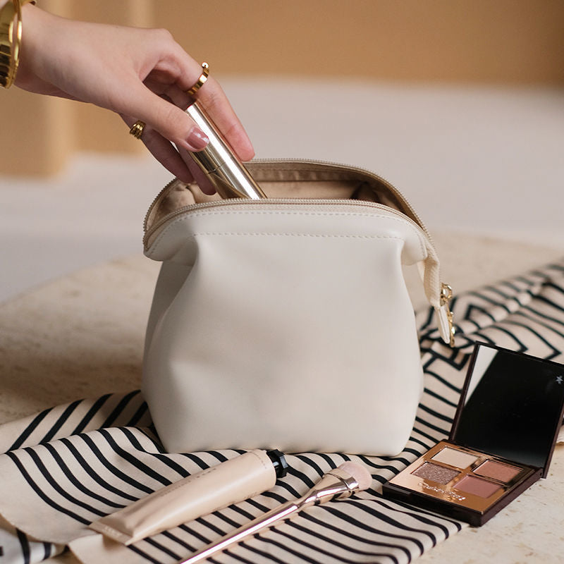 Waterproof PU Leather Mini Makeup Bag