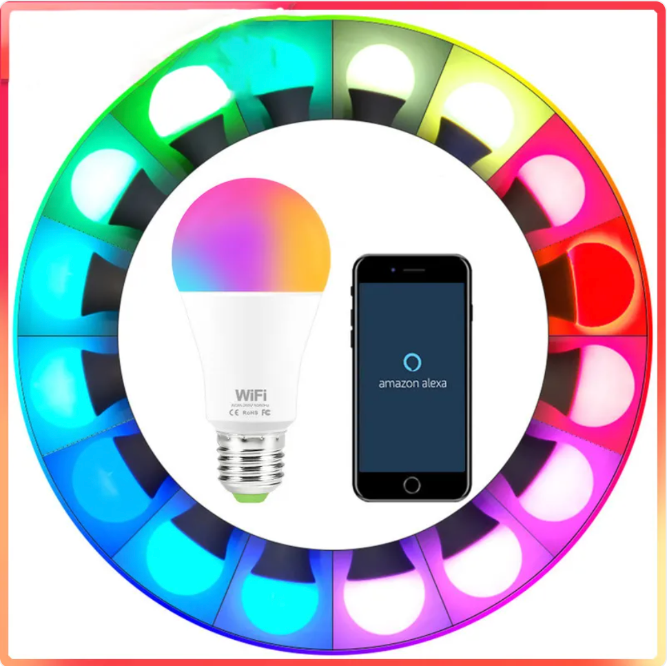 15W WiFi Smart RGB LED Light Bulb