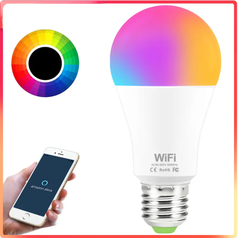 15W WiFi Smart RGB LED Light Bulb