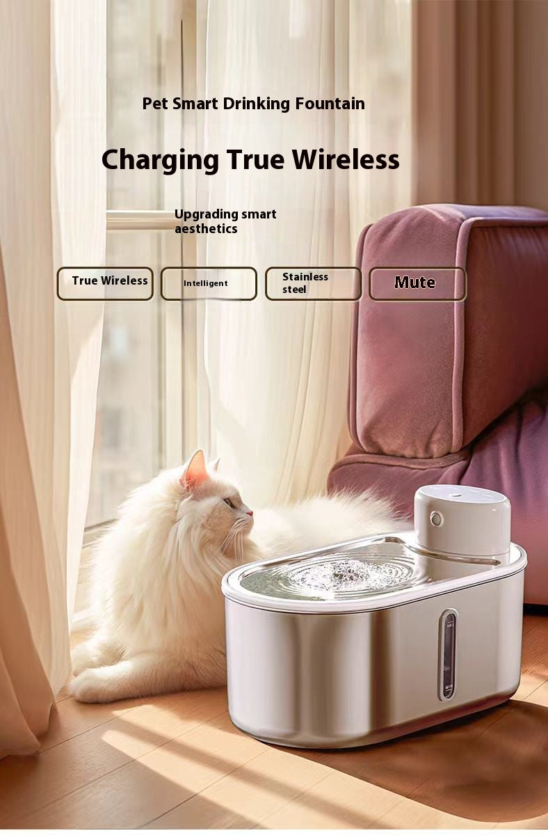 Stainless Steel Infrared Automatic Pet Fountain