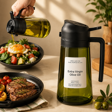 Glass Olive Oil Sprayer Bottle 450ml