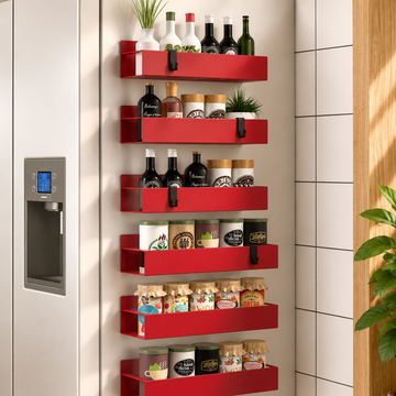 Magnetic Spice Rack Organizer 6-Pack