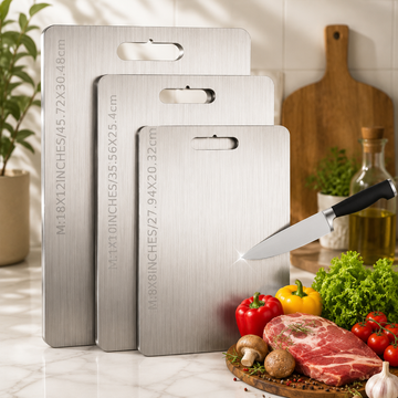 Pure Titanium Cutting Board Double-Sided Kitchen