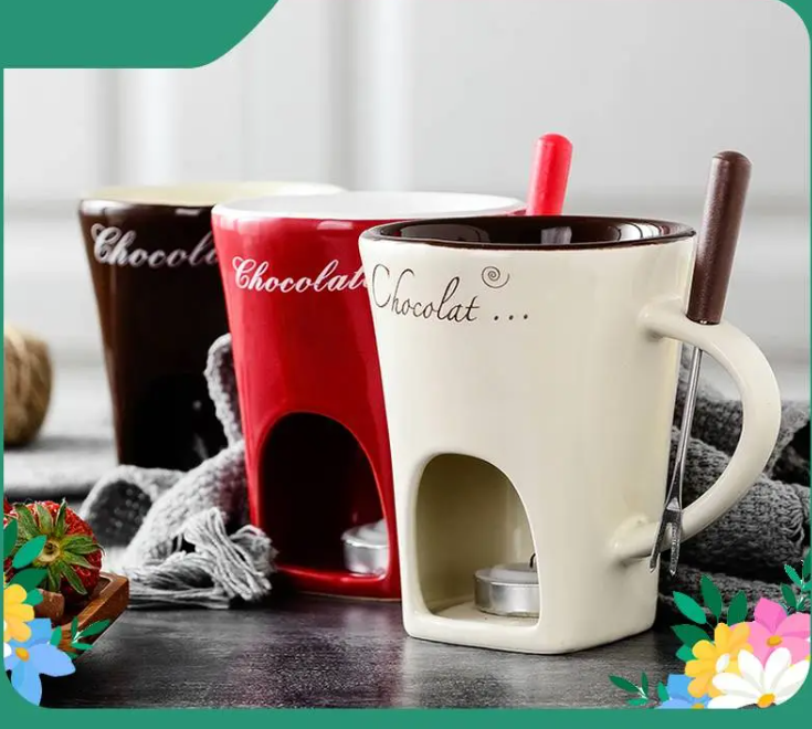 Ceramic Dessert Hot Pot Mug