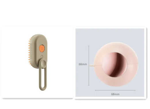 3-in-1 Electric Steam Pet Grooming Brush