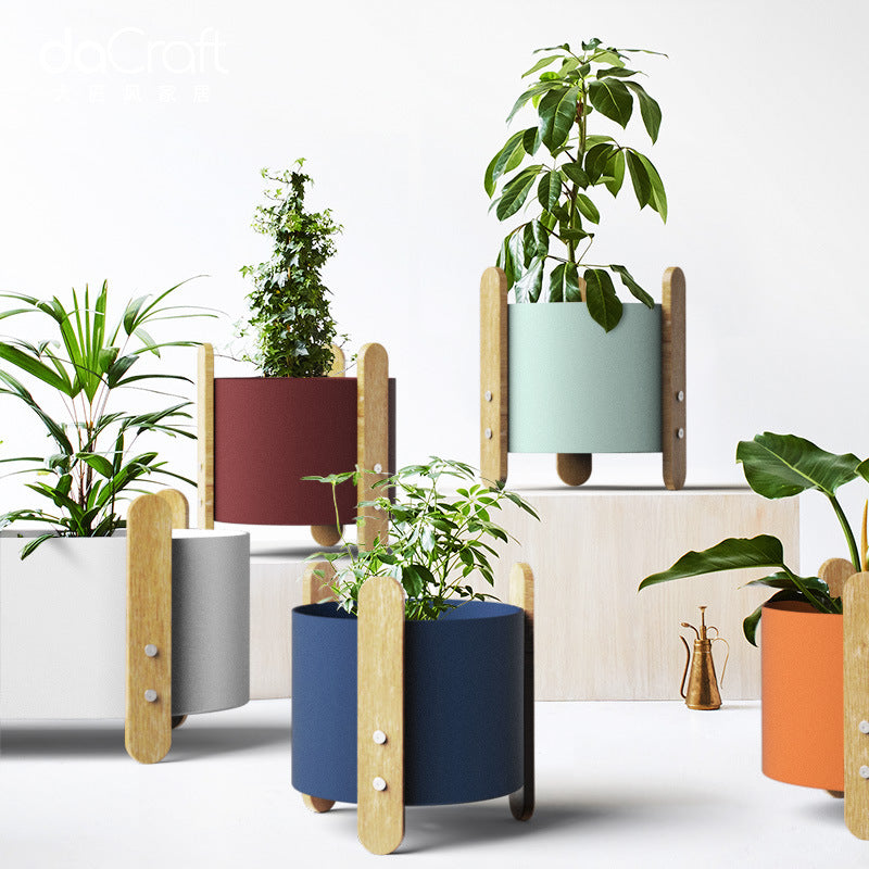 Nordic Minimalist Iron Indoor Plant Pot