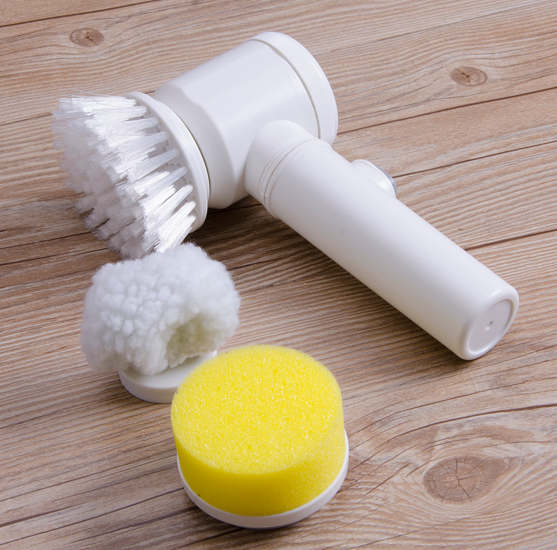 Electric Cleaning Brush Interchangeable Heads