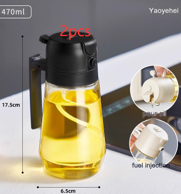 Glass Olive Oil Mist Sprayer 470ML