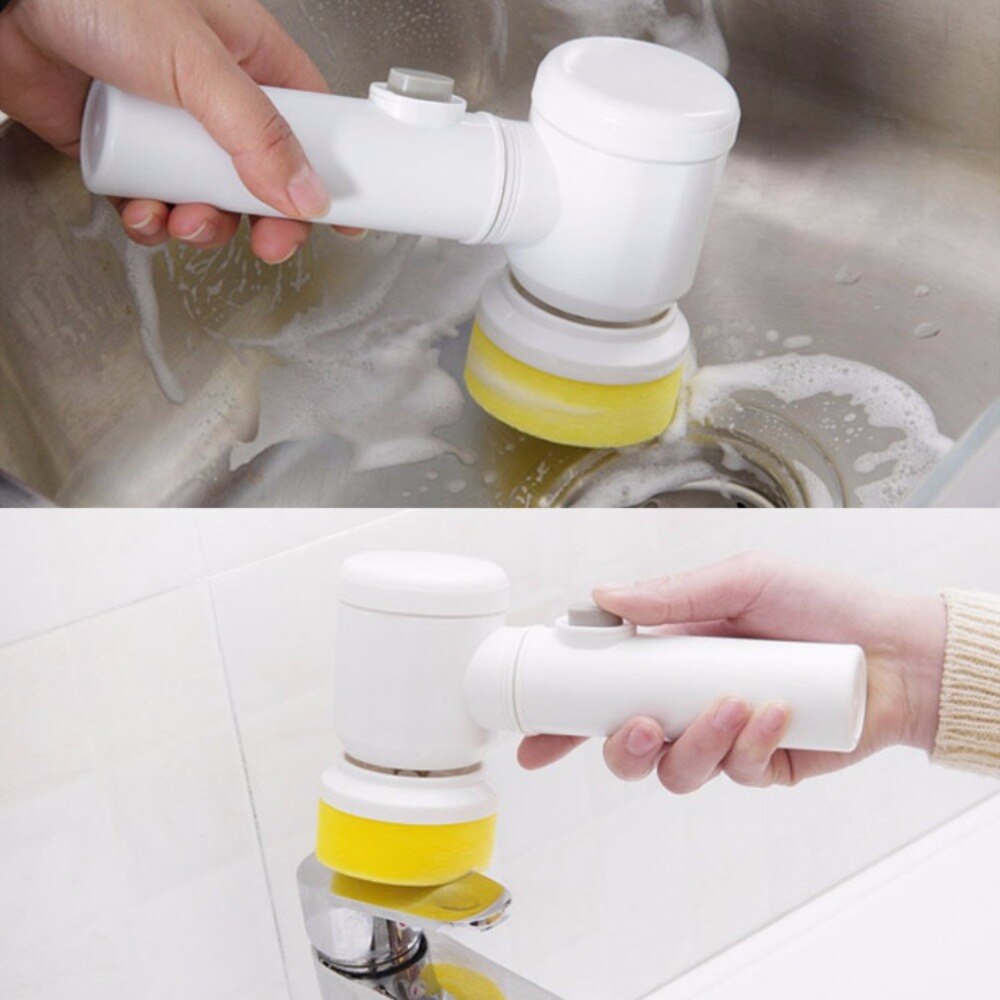 Electric Cleaning Brush Interchangeable Heads