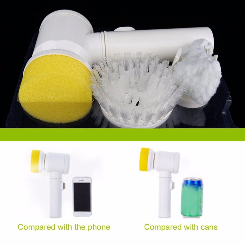 Electric Cleaning Brush Interchangeable Heads