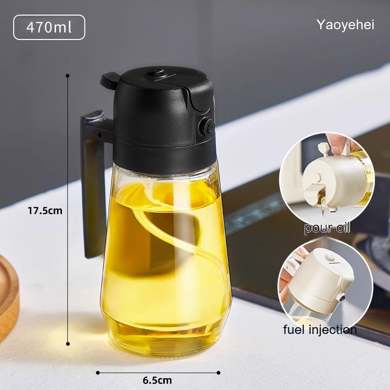 Glass Olive Oil Mist Sprayer 470ML