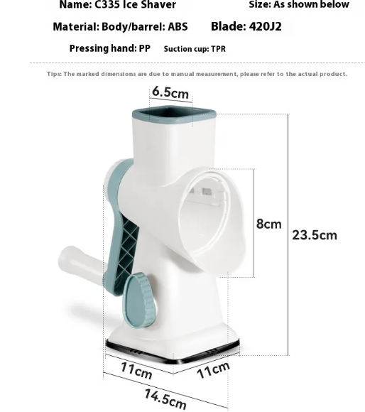 Multi-Function Vegetable Cheese Hand Chopper
