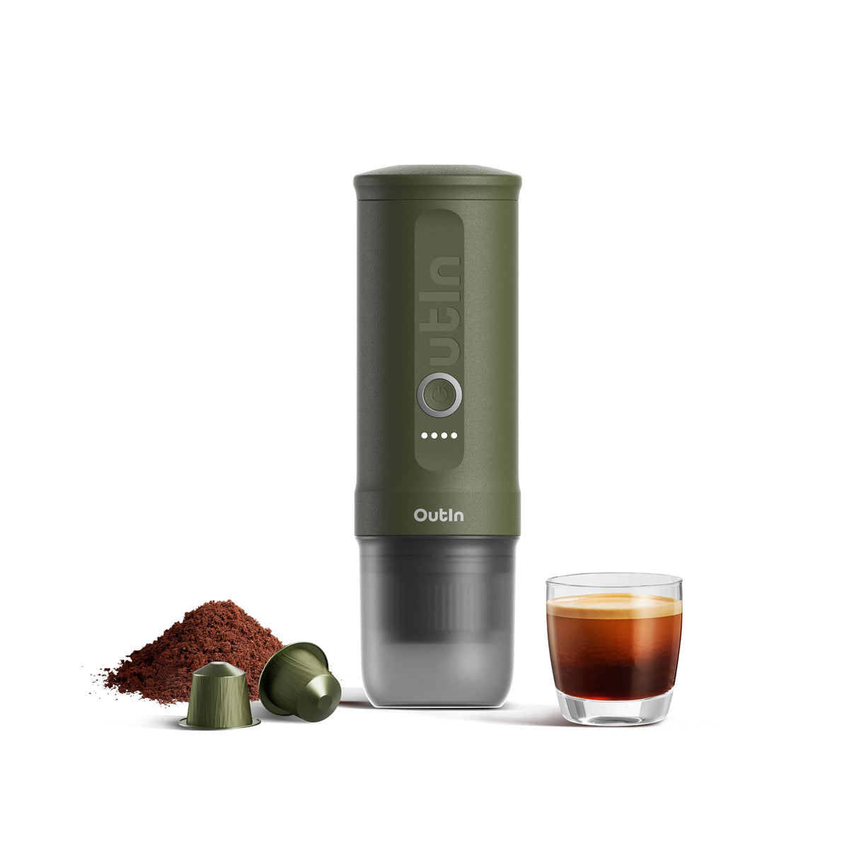 Outin Nano Portable Espresso Machine with USB-C