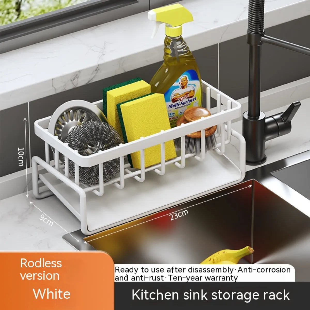 Kitchen Sink Storage Drainage Rack