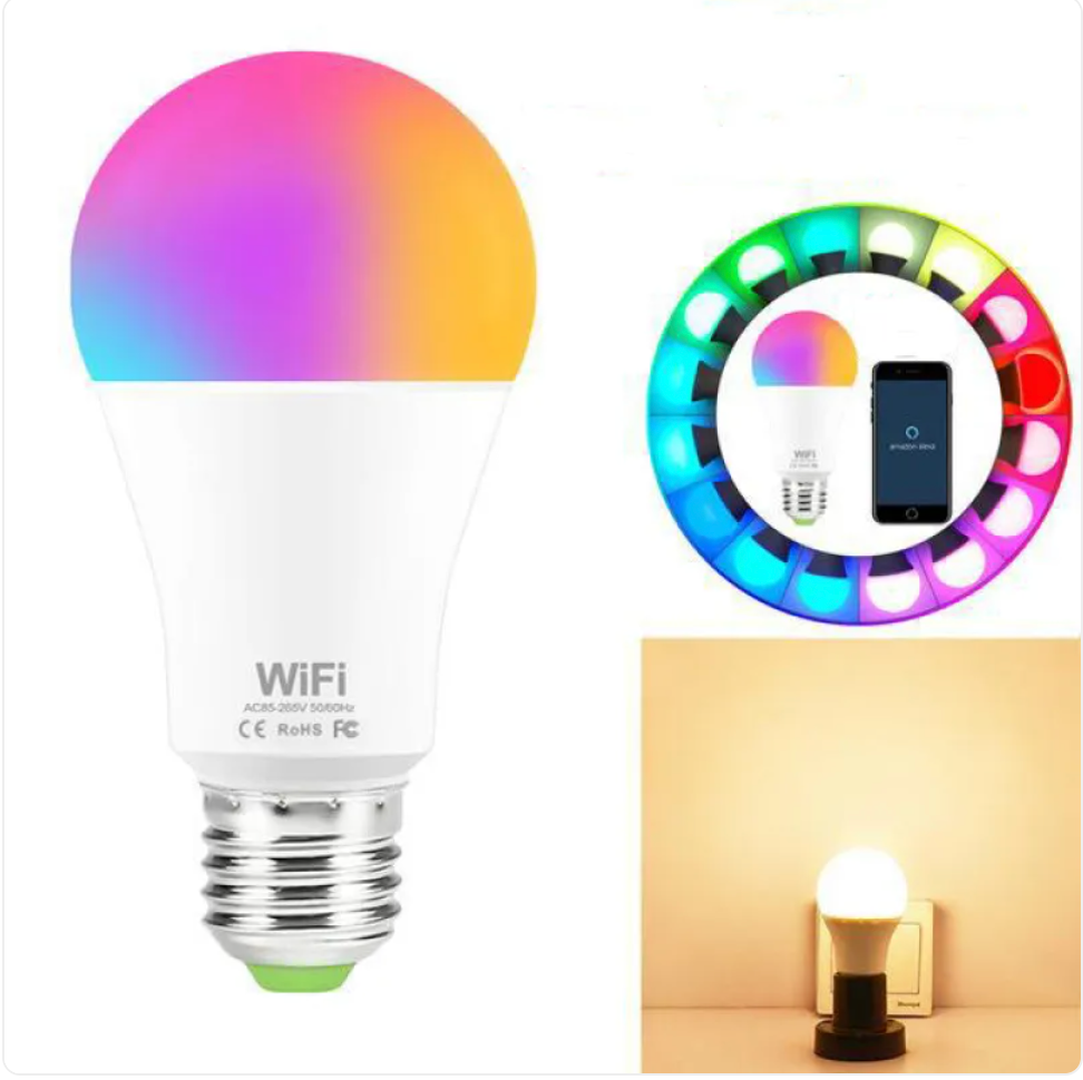 15W WiFi Smart RGB LED Light Bulb