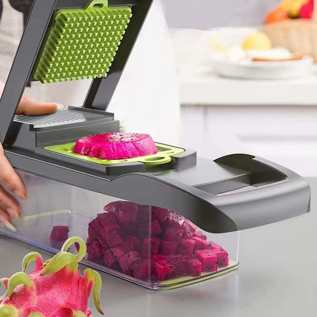 15-in-1 Vegetable Chopper & Food Slicer – Multi-Function Kitchen Cutter