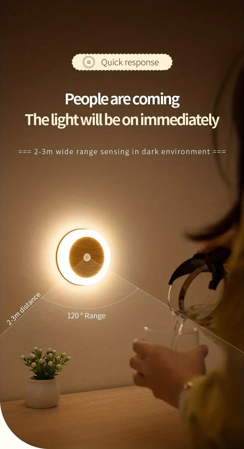 PIR Motion Sensor Wardrobe Night Light