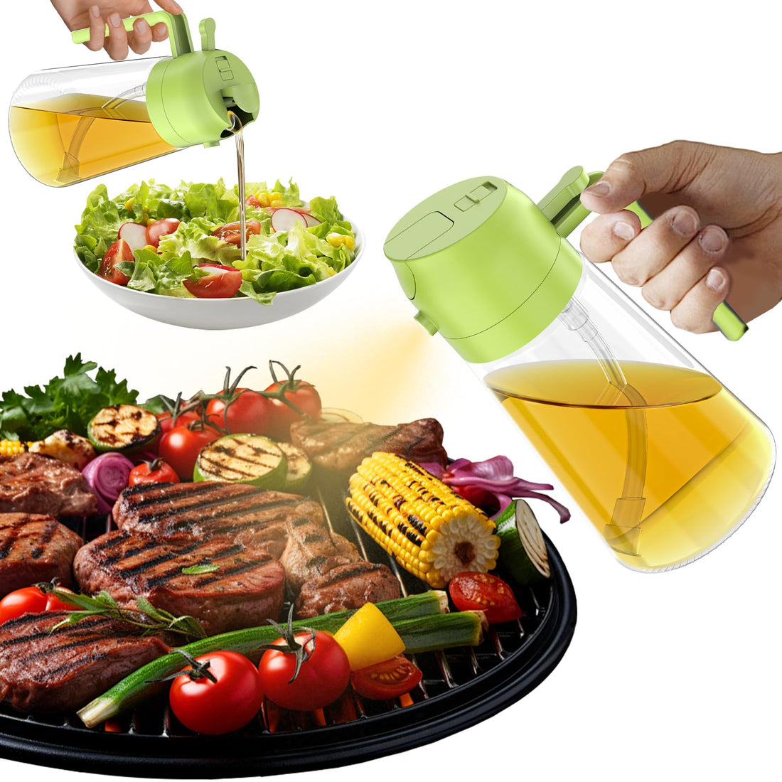 Glass Oil Sprayer Bottle 470ml