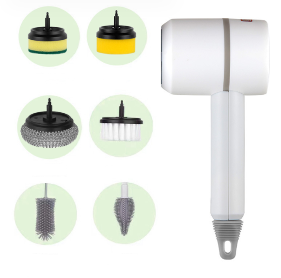 Rechargeable Electric Scrubber Brush Set