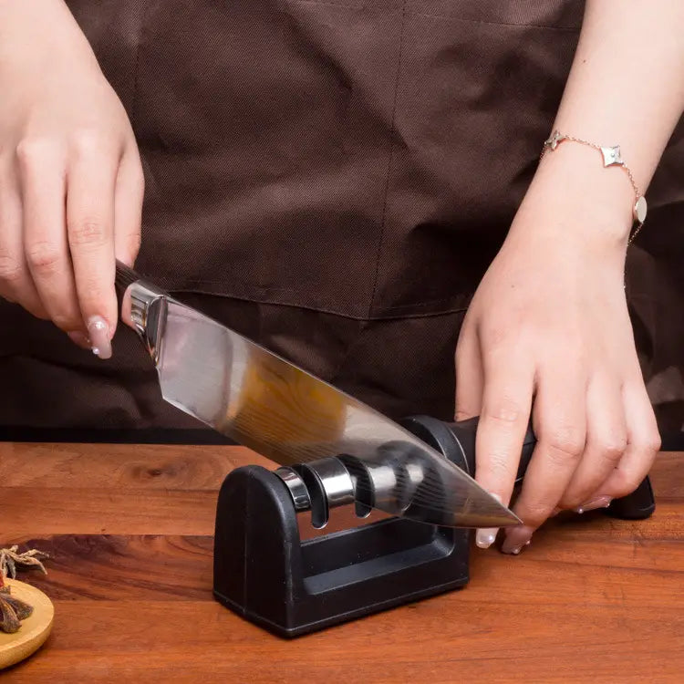 3-Stage Kitchen Knife Sharpener Tool