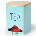 Ceramic Farmhouse Tea Bag Holder with Lid